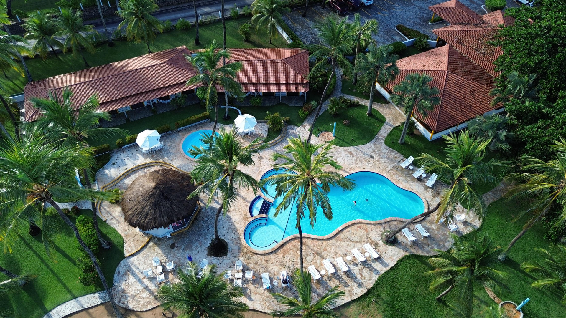 Vista Piscina Bitingui Praia Hotel
