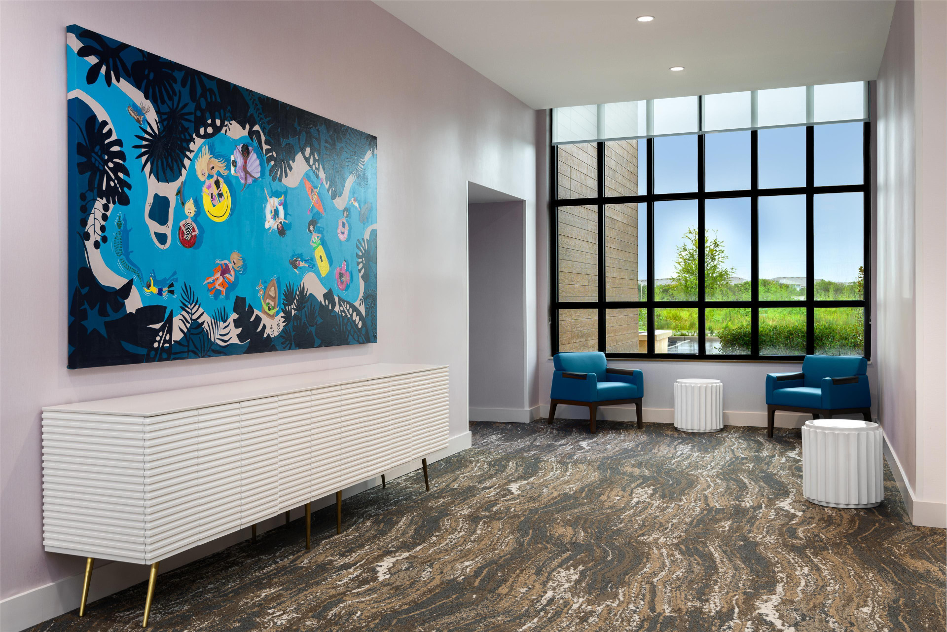 Vista Exterior Hilton Garden Inn Orlando I-4 Millenia Blvd Mall