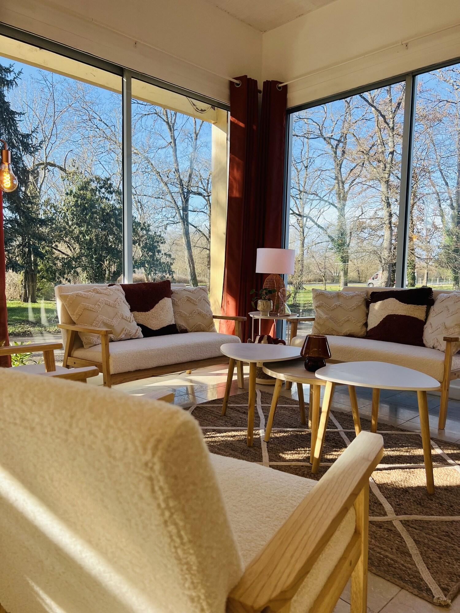 Vista Lobby Motel Les Broussailles