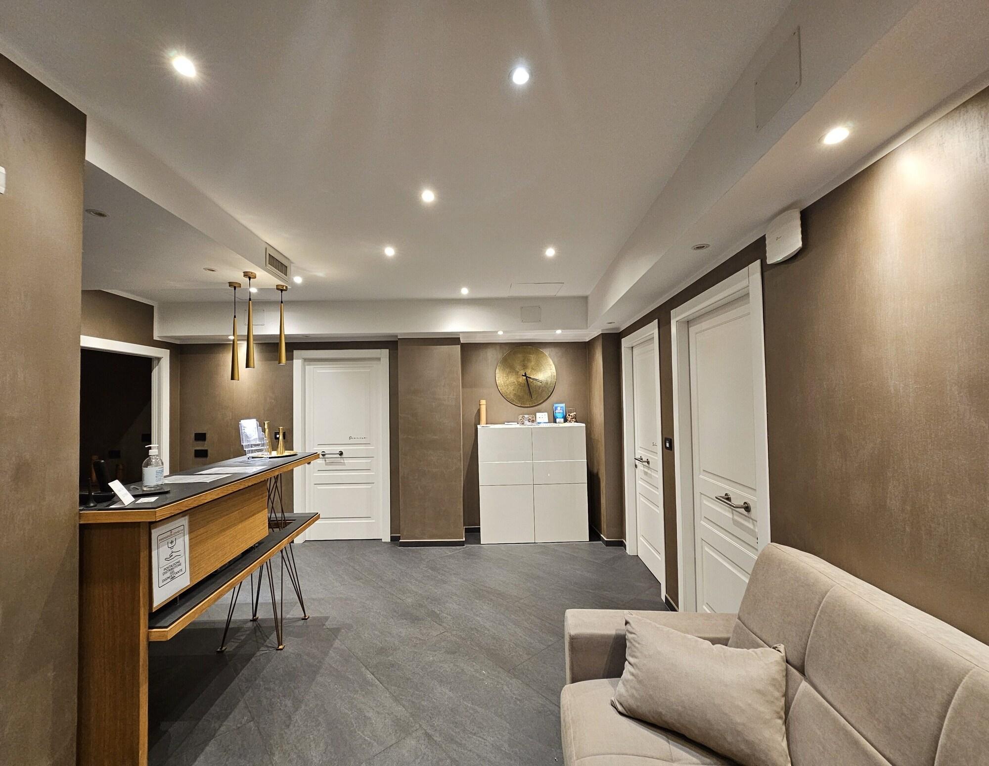 Vista Lobby Teseo Rooms & Relax