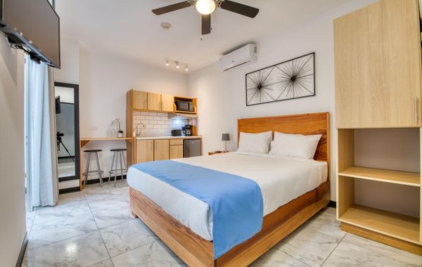 Stylish Downtown Studio Apartment with Patio & A/C!