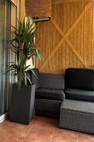 Alquiler Temporario - Malaga: MALAGA, COSTA DEL SOL, First –floor Beachfront Apartment. Direct access to beach. Tennis courts and swimming pool.