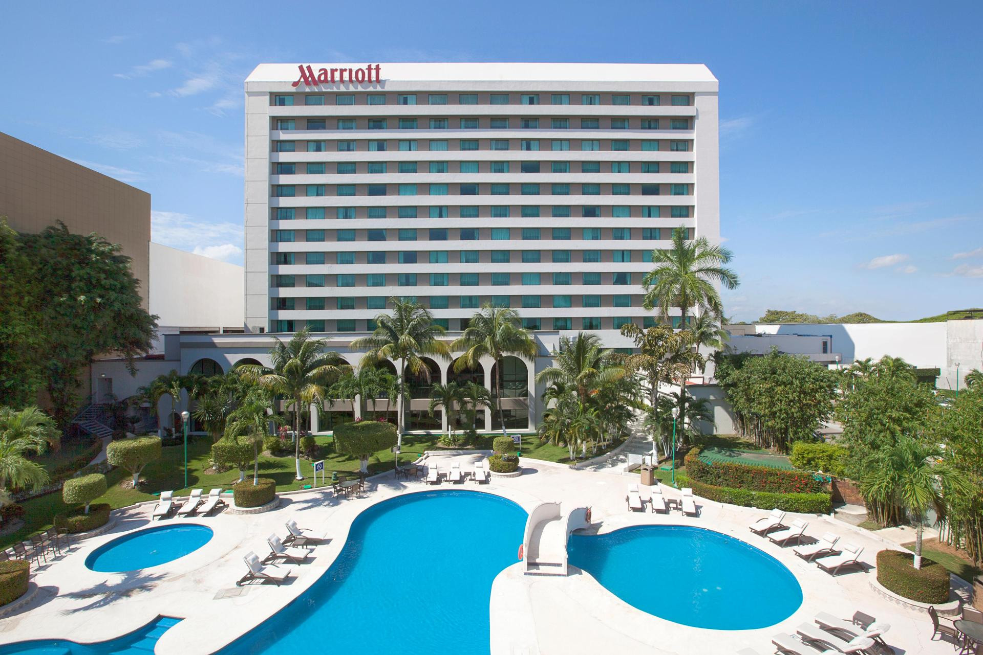 Vista da piscina Marriott Villahermosa