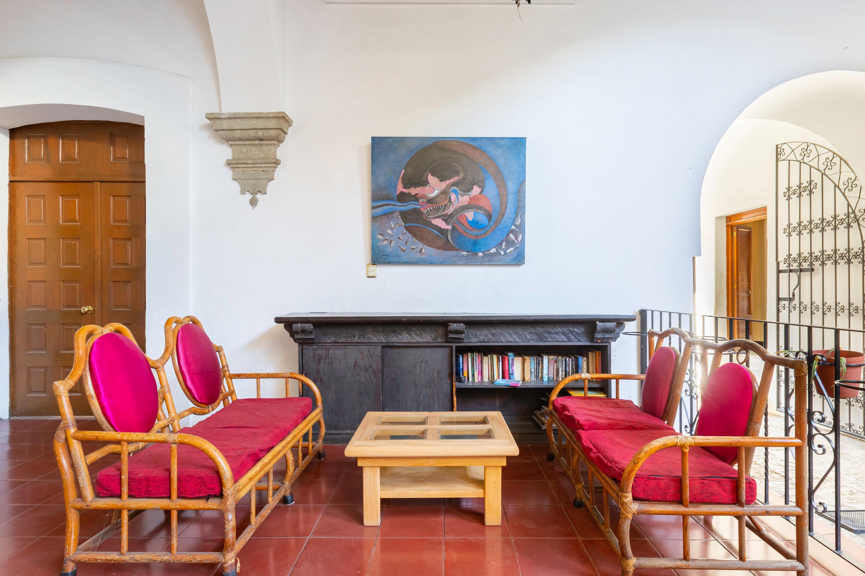 Zona de estar Capital O Posada La Casa De La Tia, Oaxaca