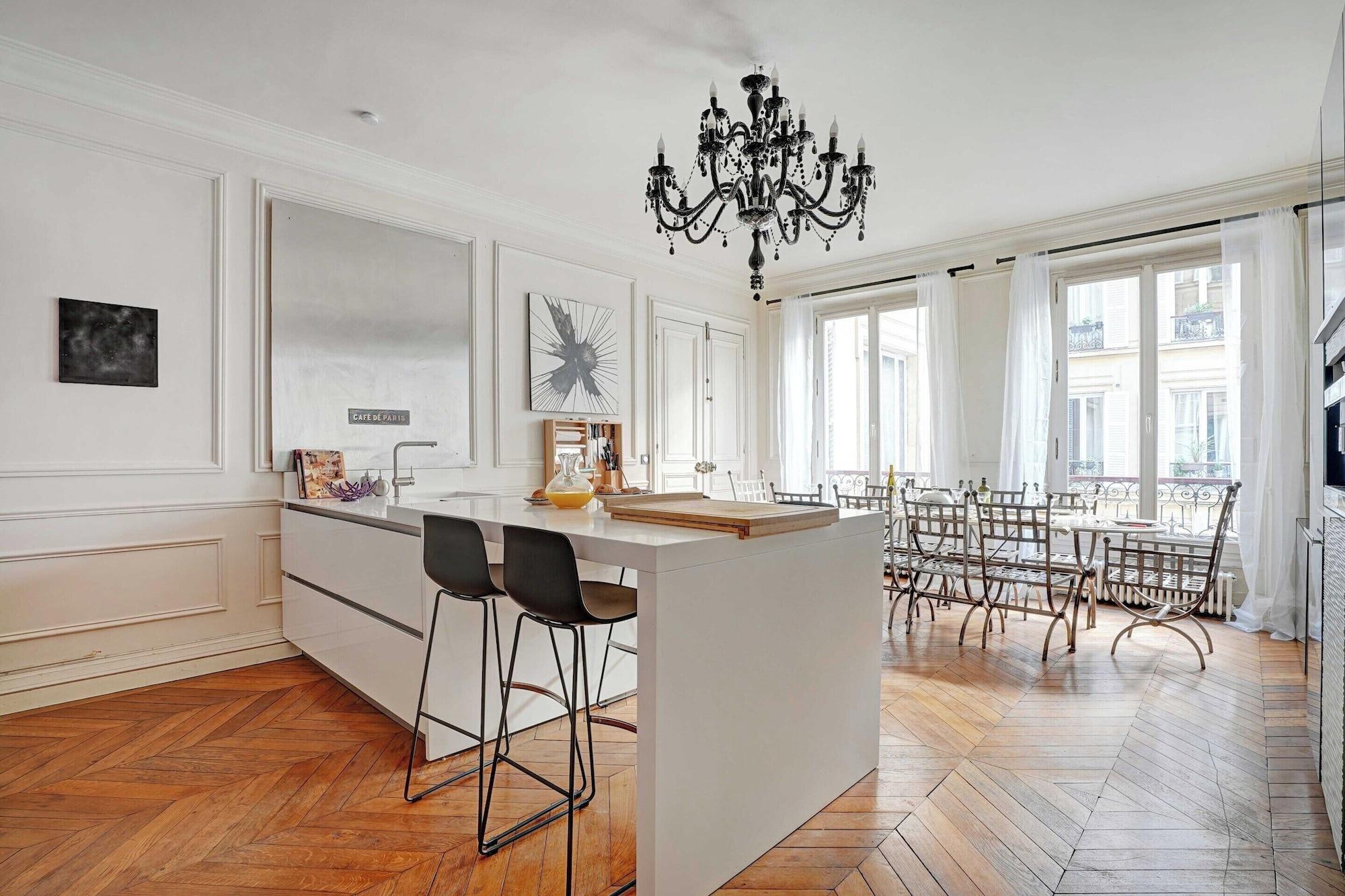 Restaurant Charming Apartment - 4BR -10p- Madeleine