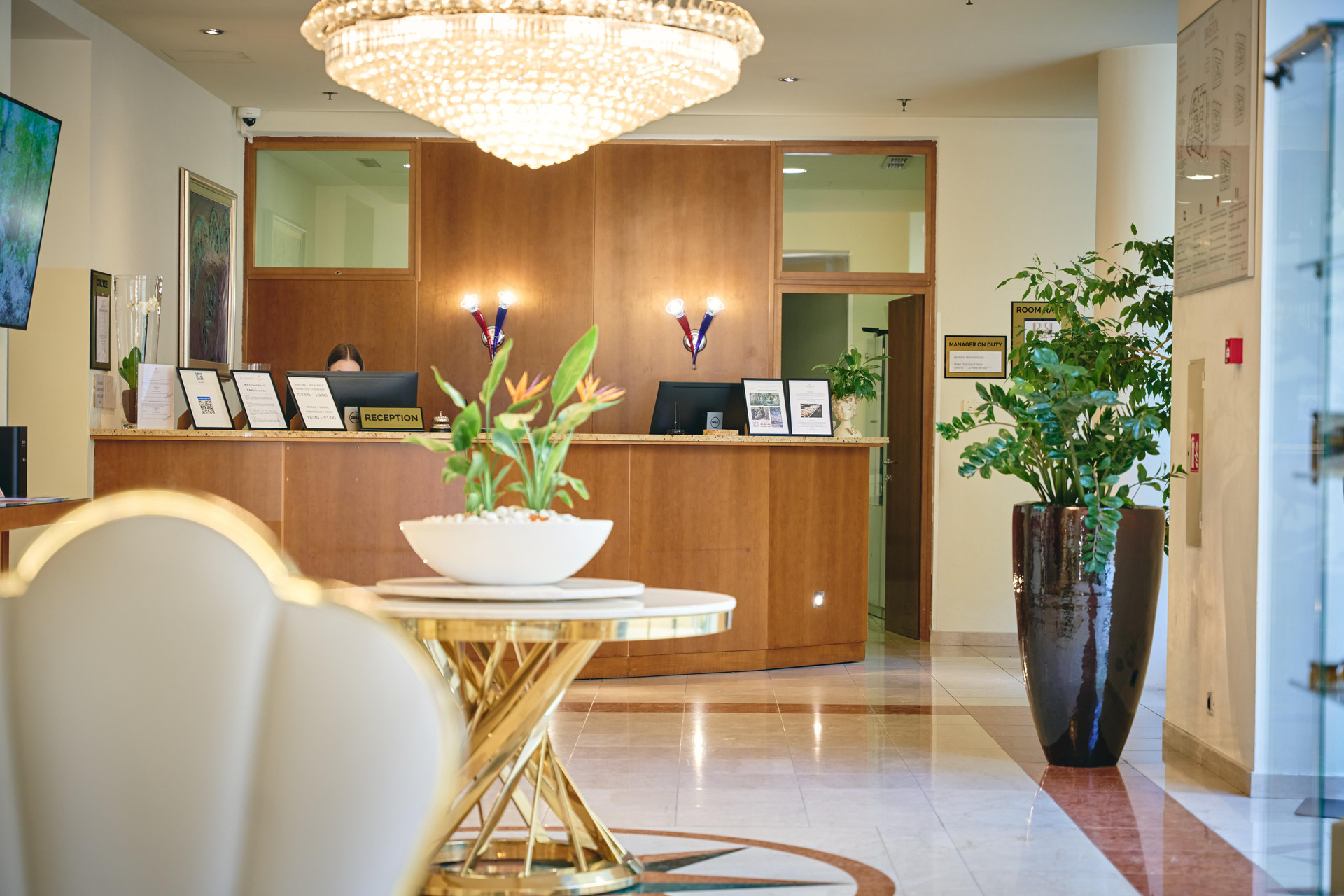 Vista Lobby BRISTOL Hotel Opatija