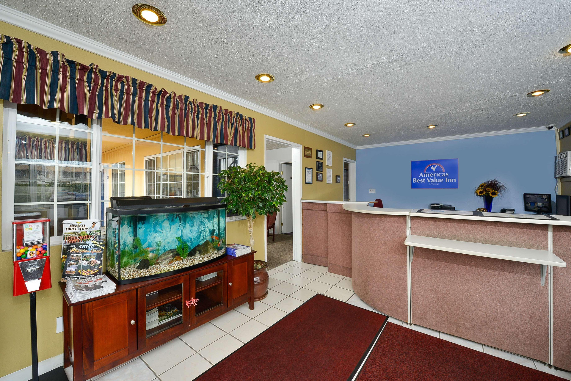 Vista Lobby Americas Best Value Inn Chico
