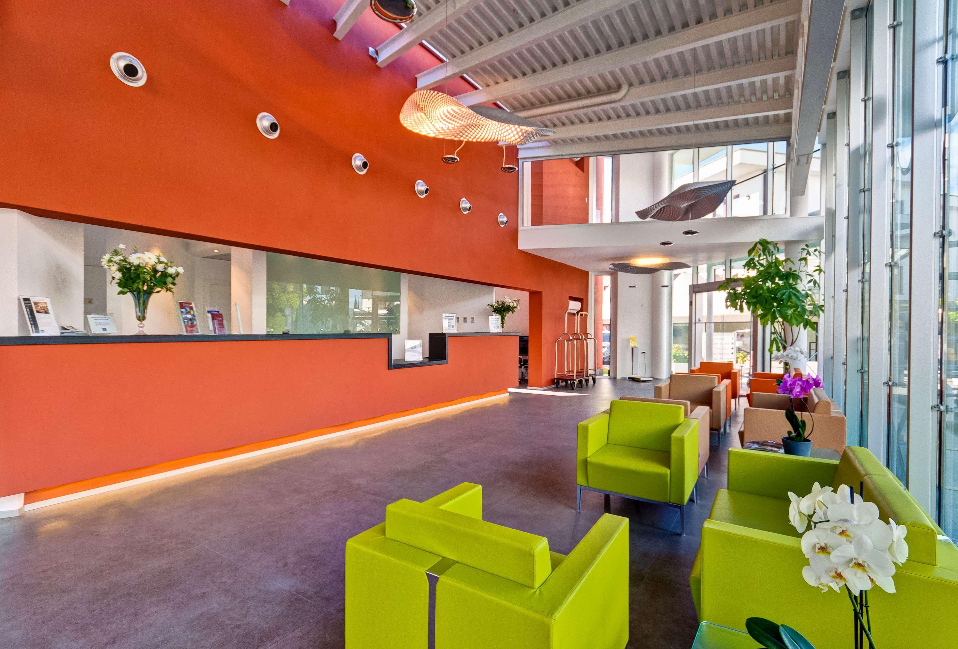 Vista Lobby Best Western Hotel Rome Airport