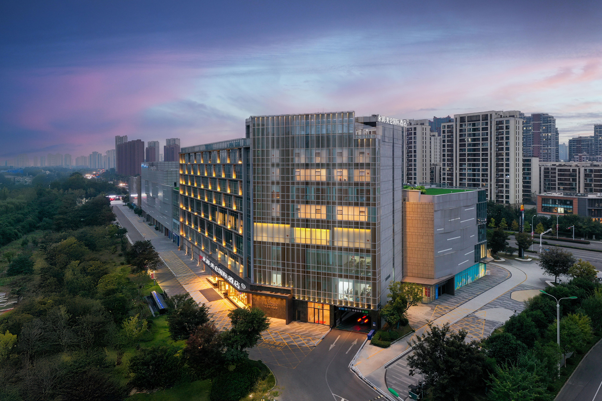 Vista Exterior Grand Madison Hotel Jining Yongrun