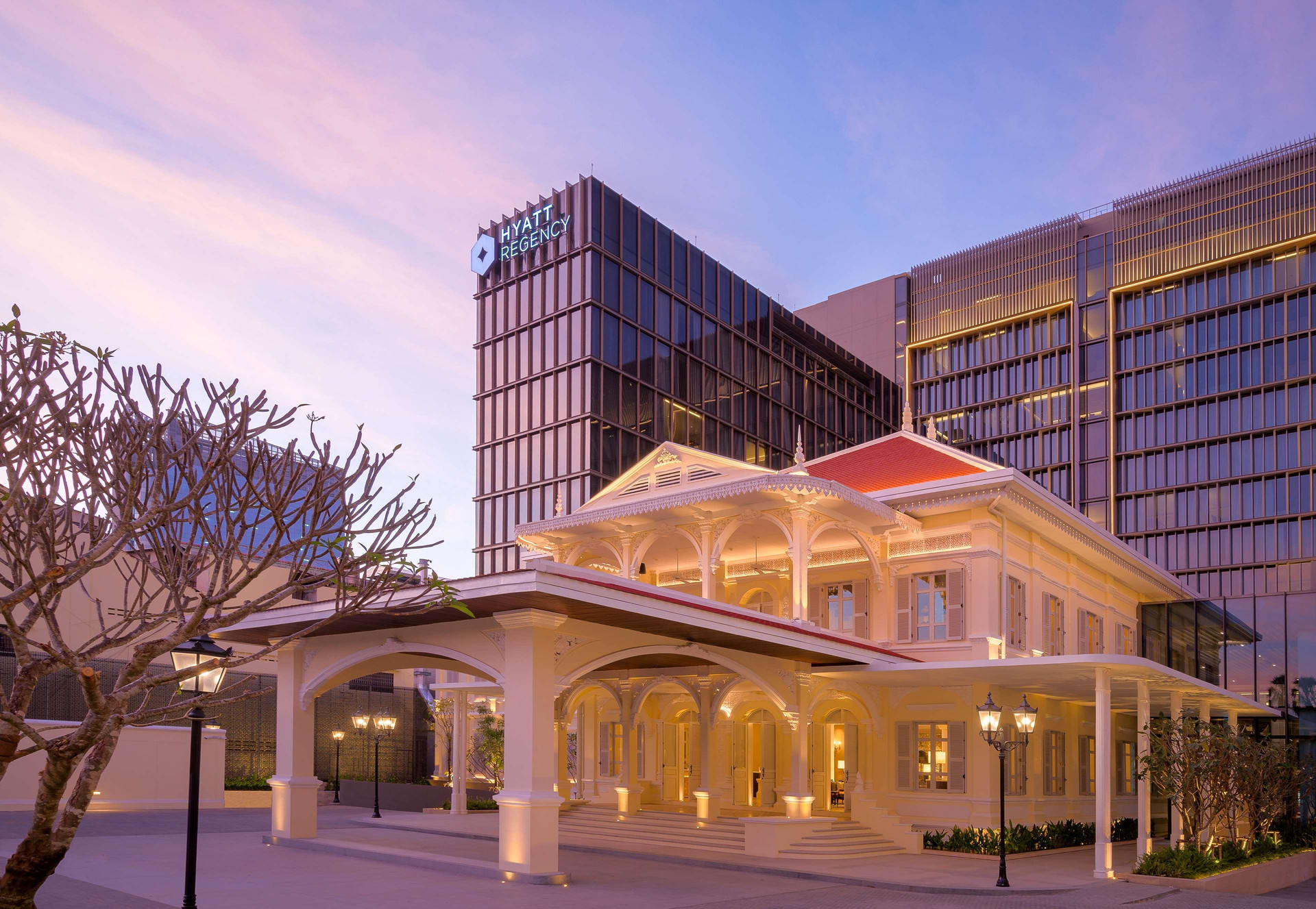Vista Exterior Hyatt Regency Phnom Penh