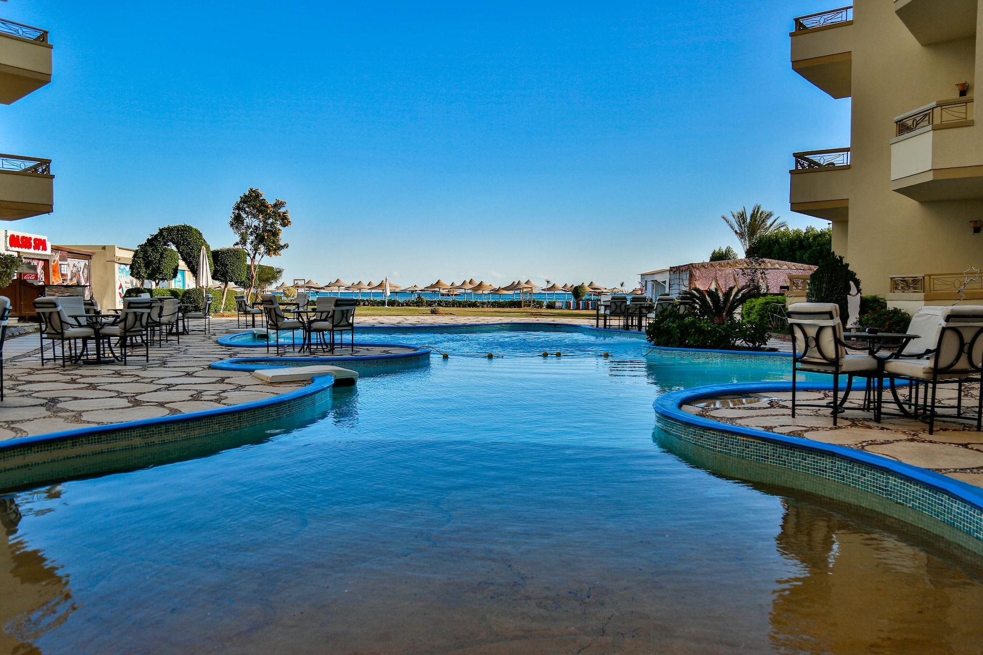 Vista Piscina Magic Beach Hotel Hurghada