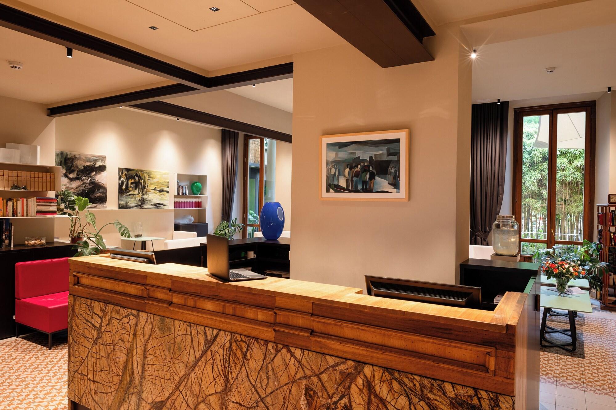 Vista Lobby Hotel Caravaggio