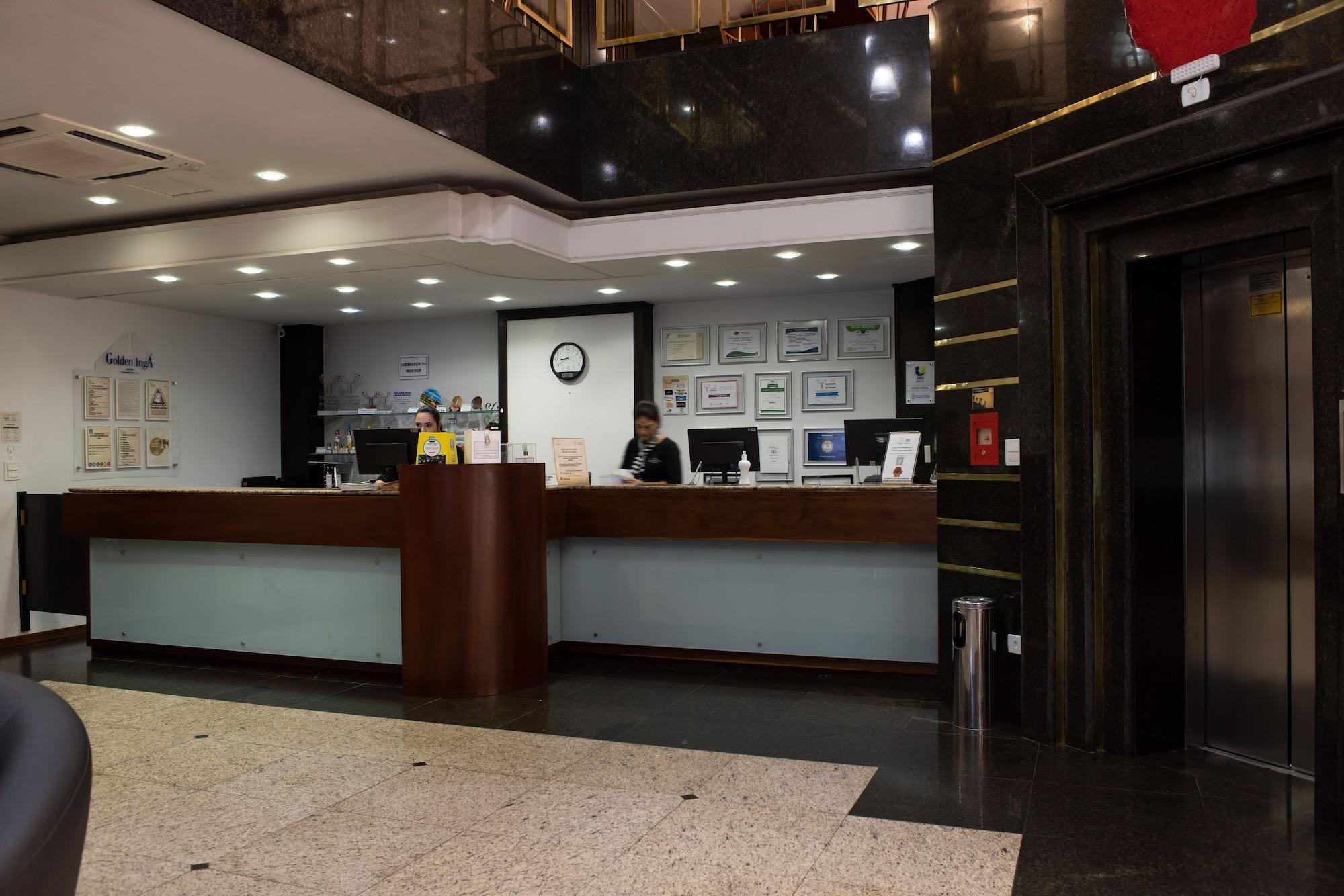 Vista Lobby Golden Ingá Hotel