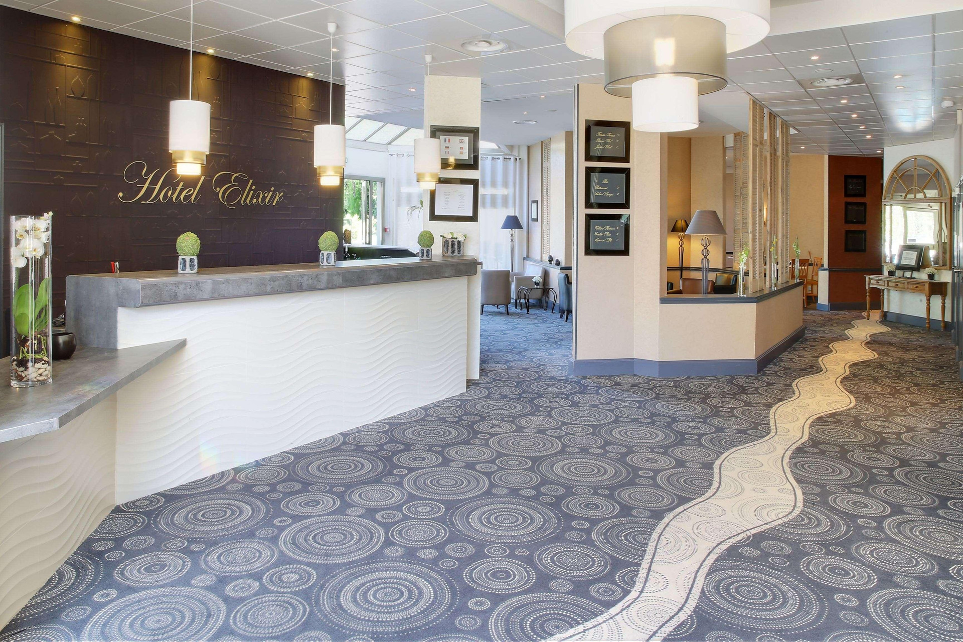 Vista Lobby Best Western Plus Hotel Elixir Grasse