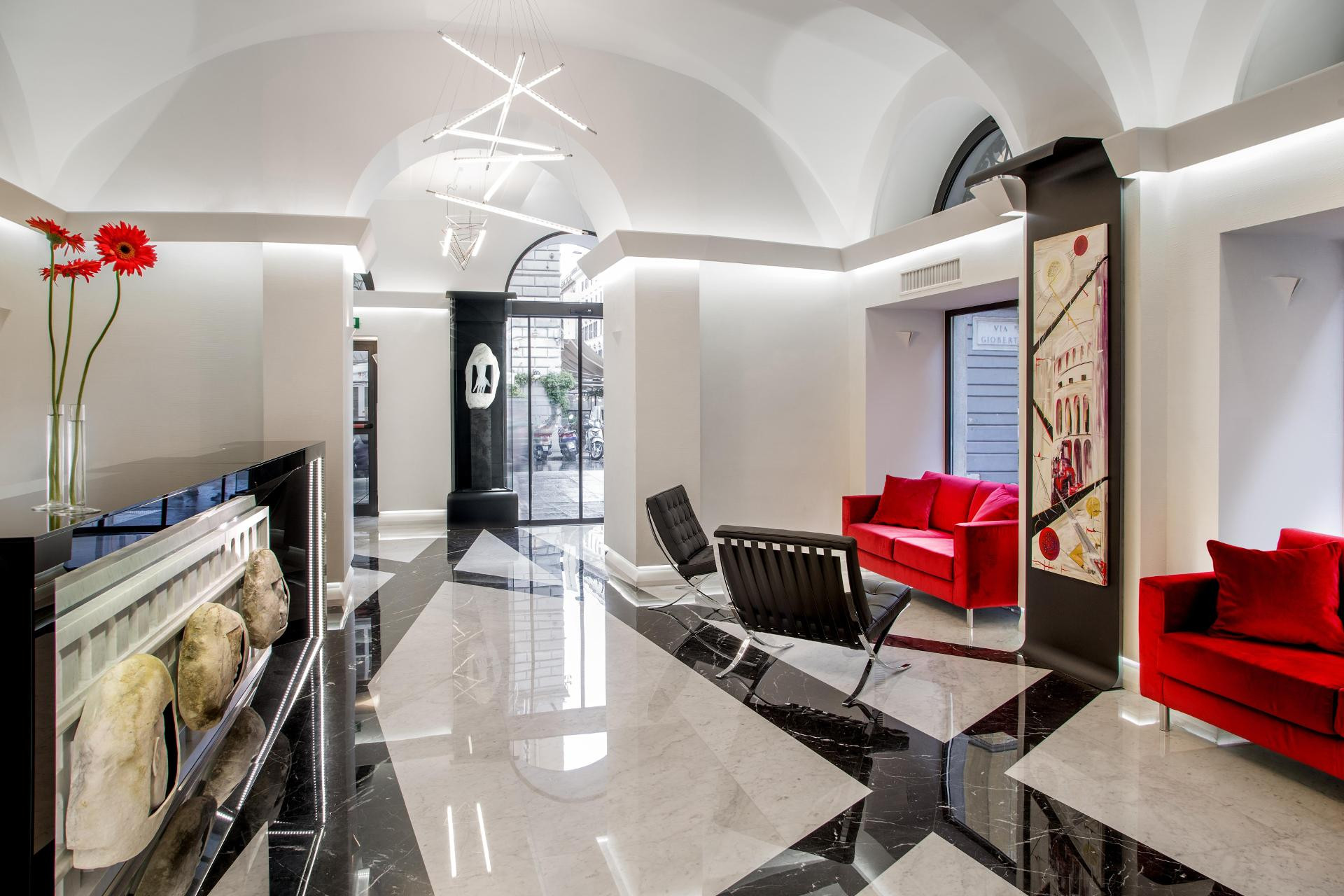 Vista Lobby Gioberti Art Hotel