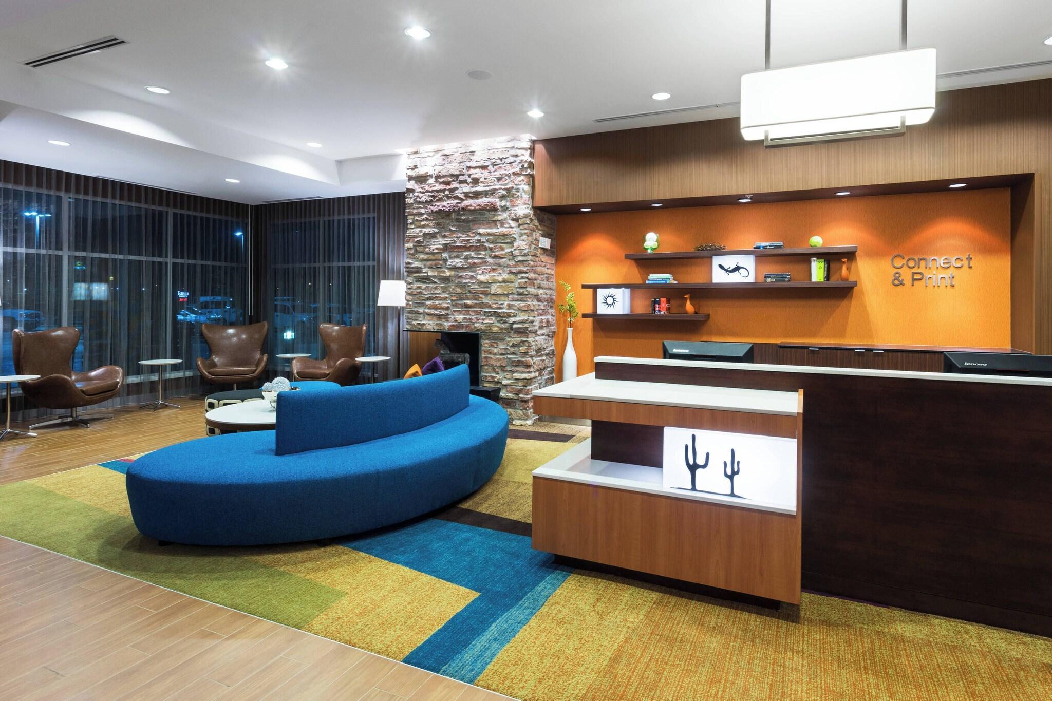 Vista Lobby Fairfield Inn & Suites Fort Stockton