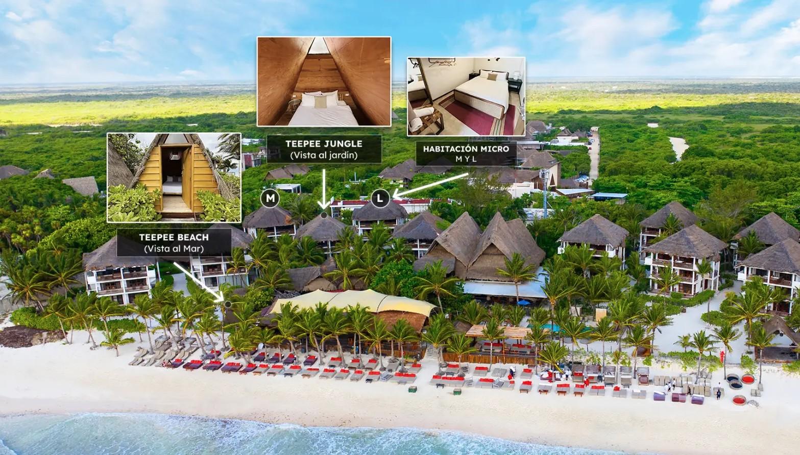 Vista Exterior Mia Tulum Tribe- Adults Only