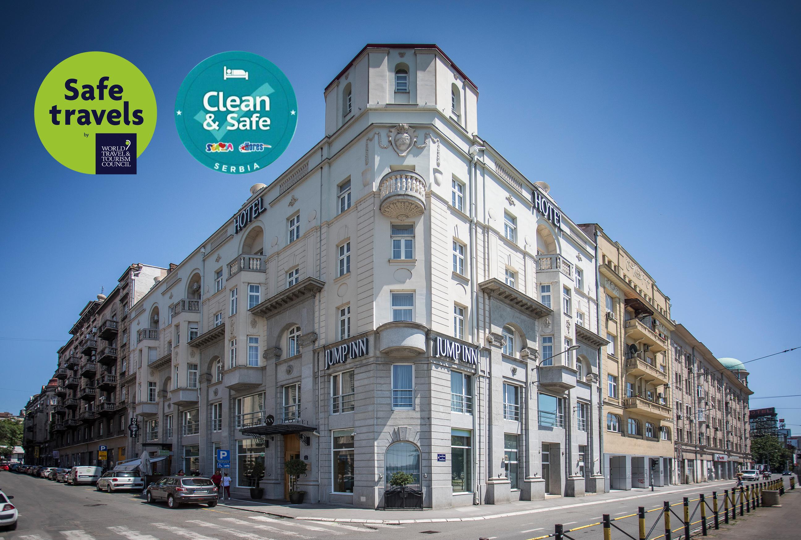 Vista Exterior Jump INN Hotel Belgrade