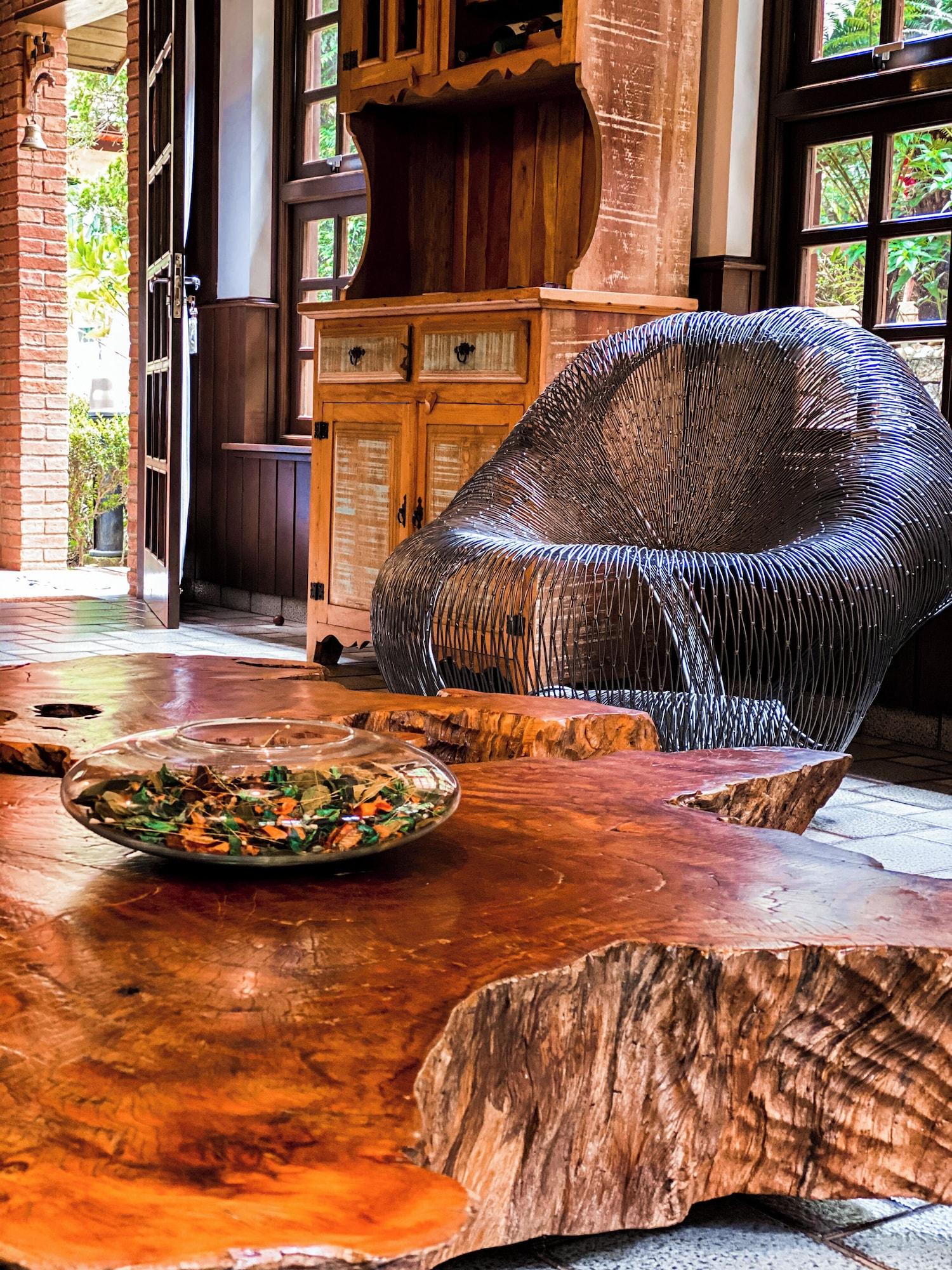 Vista Lobby Pousada o Cantinho da Raposa