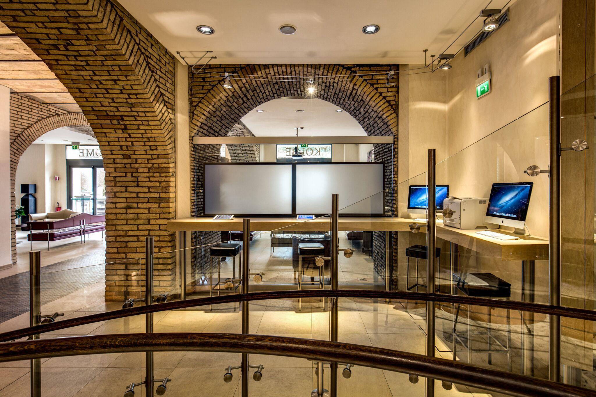 Vista Lobby Kolbe Hotel Rome