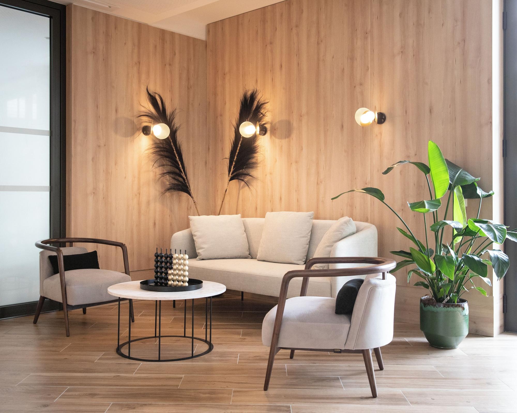 Vista Lobby Zenao Appart'hôtels Clichy