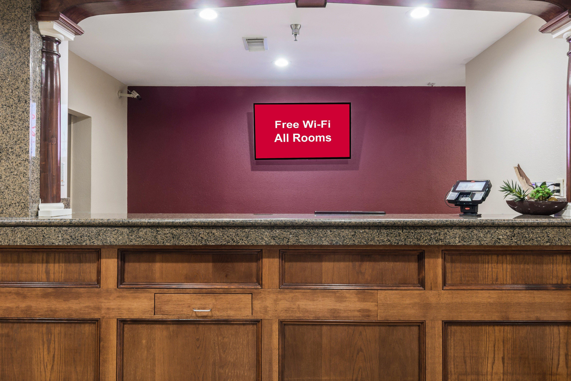 Vista Lobby Red Roof Inn Conroe North - Willis