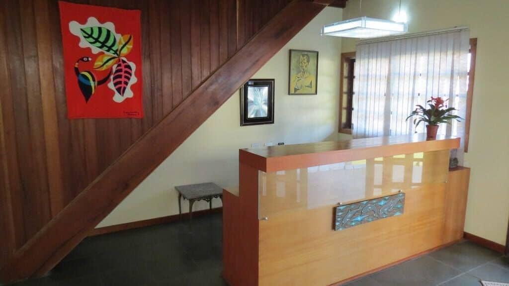 Vista Lobby Pousada Guaiamu Ubatuba