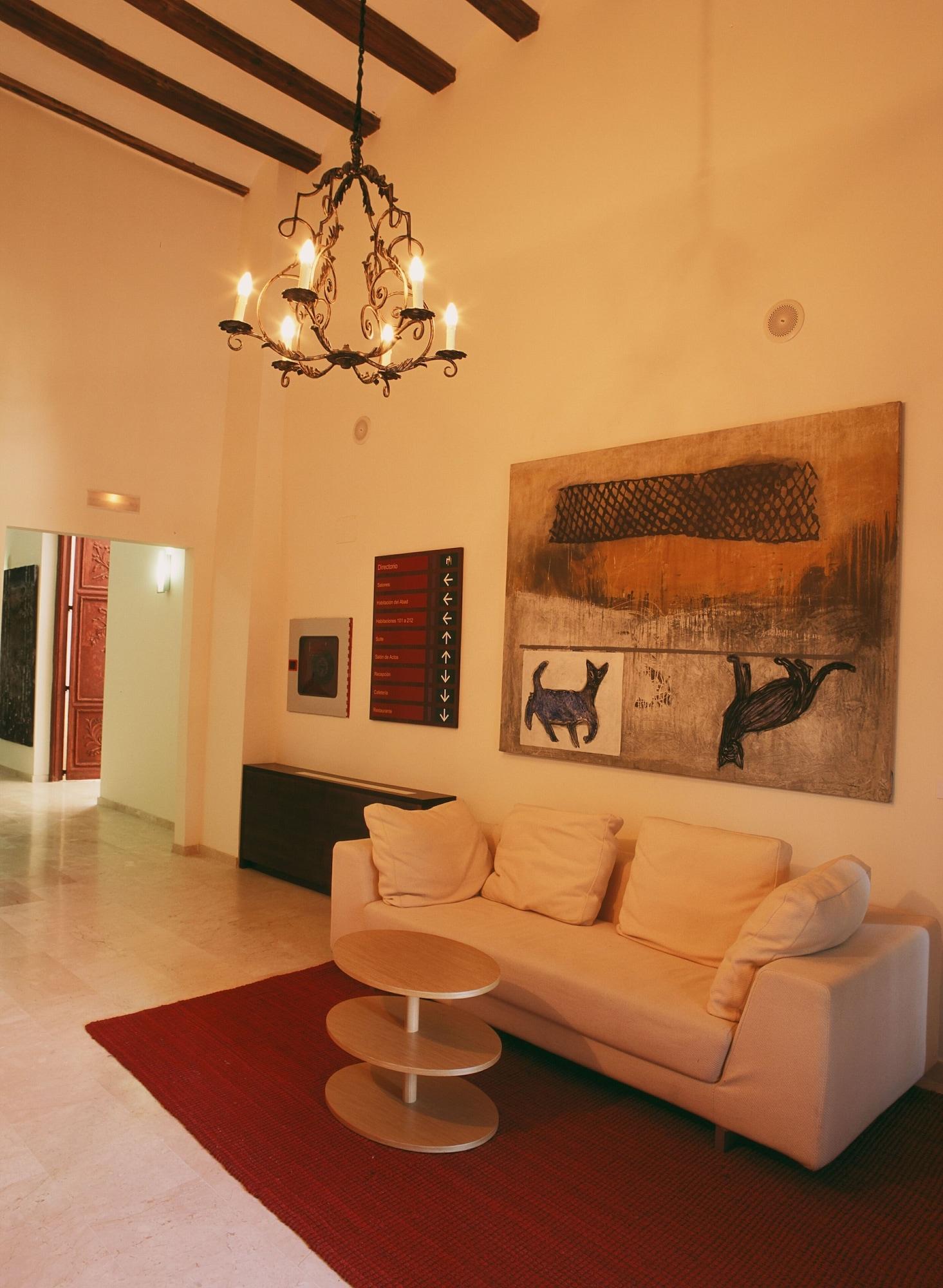 Vista Lobby Hospedería del Monasterio de Rueda