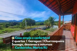 Alquiler Vacacional - Casa ampla Churrasqueira Natureza Maricá RJ