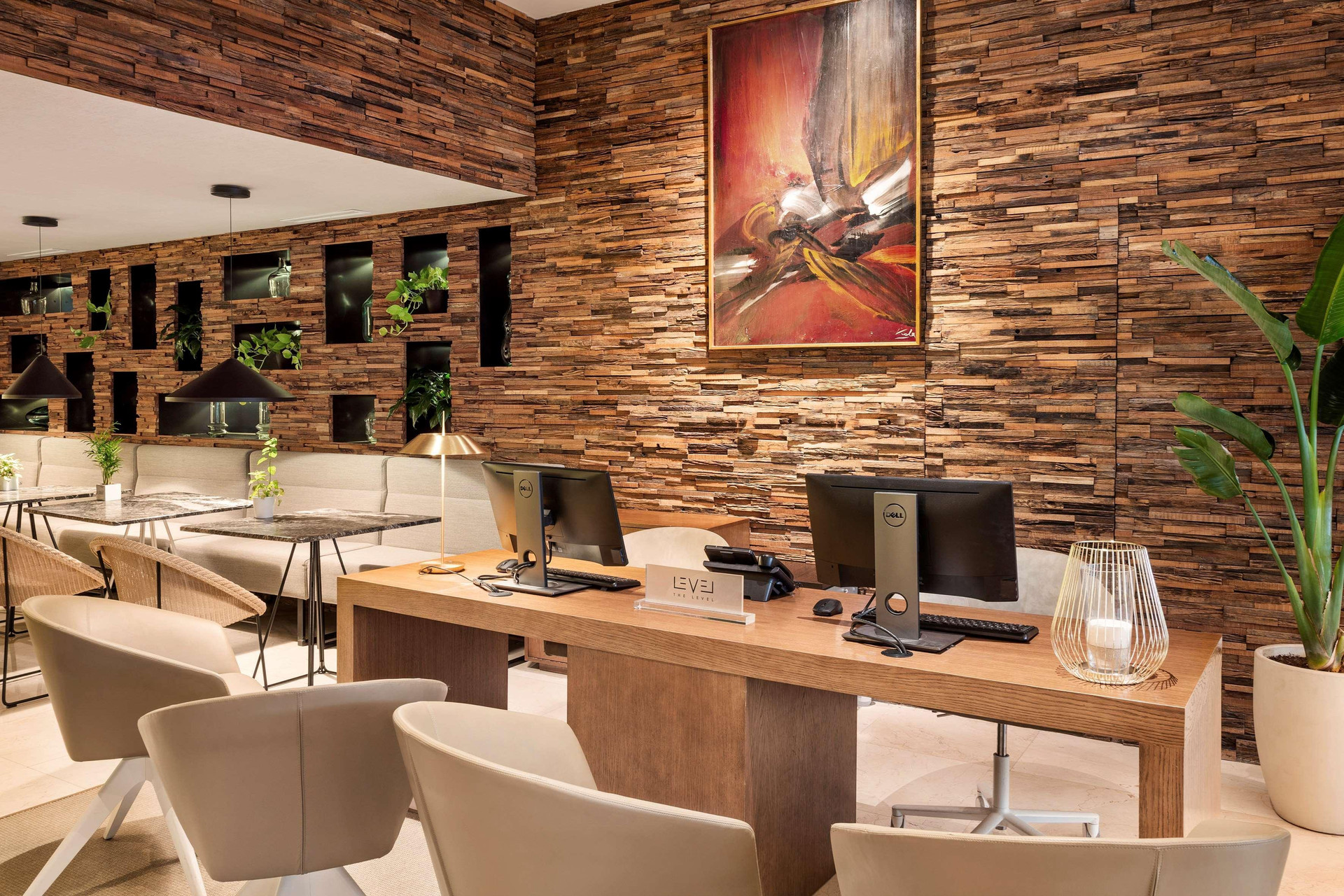 Vista Lobby Melia Madrid Princesa