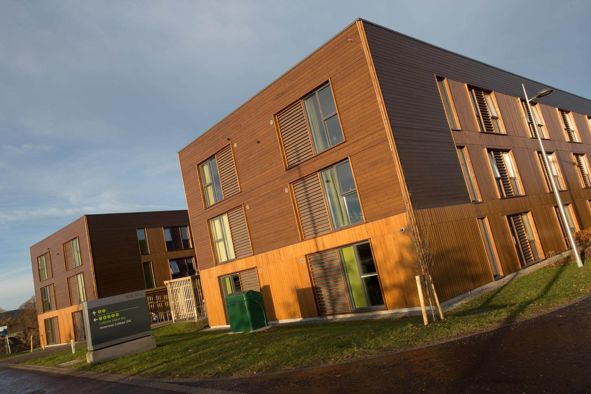 Vista Exterior UHI Inverness – Campus Accommodation