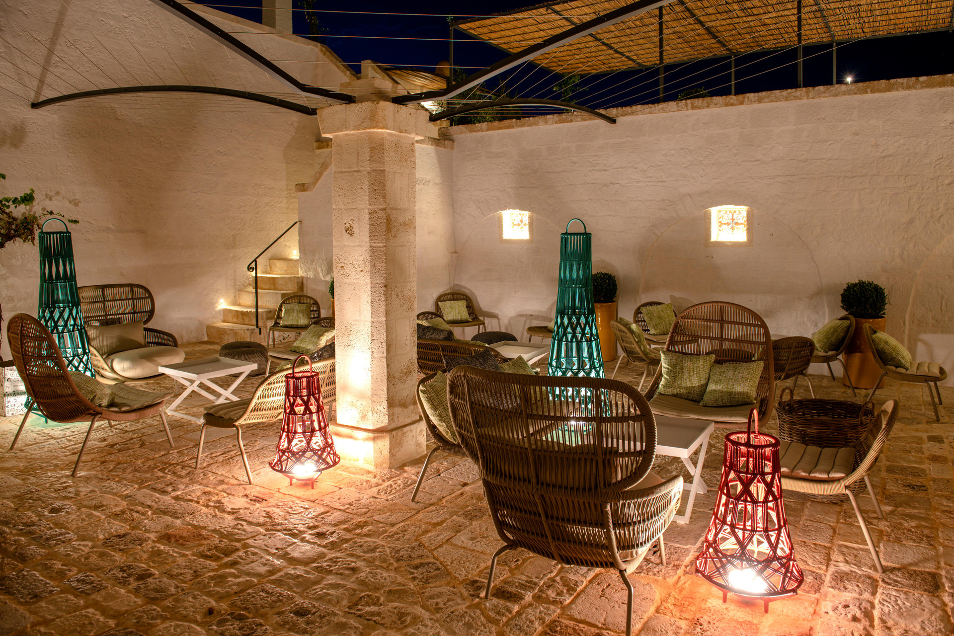 Vista Lobby Masseria Auraterrae