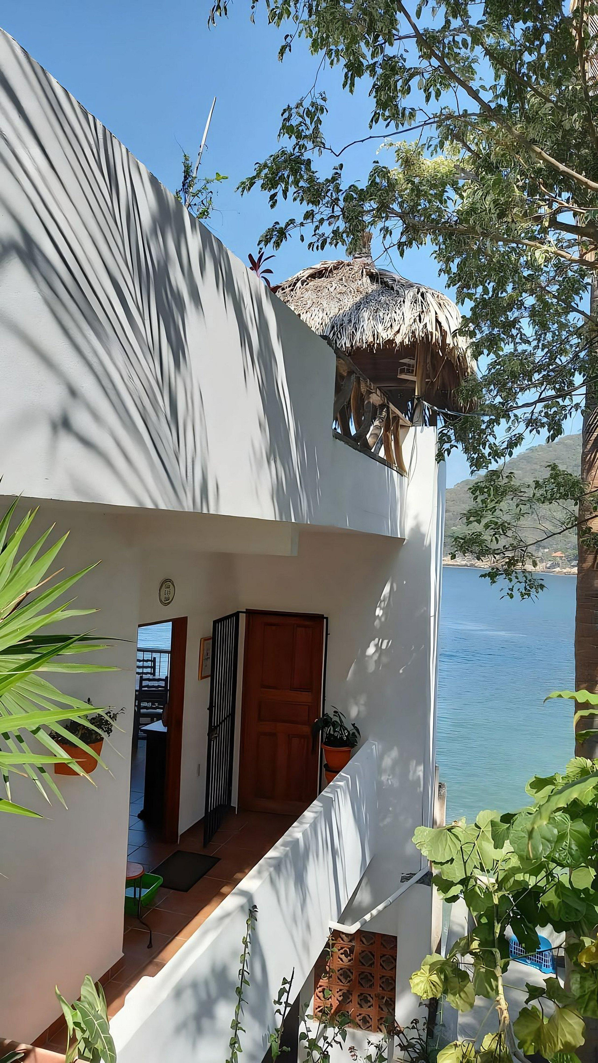 Vista Exterior Villa frente al mar en Yelapa para 6 personas