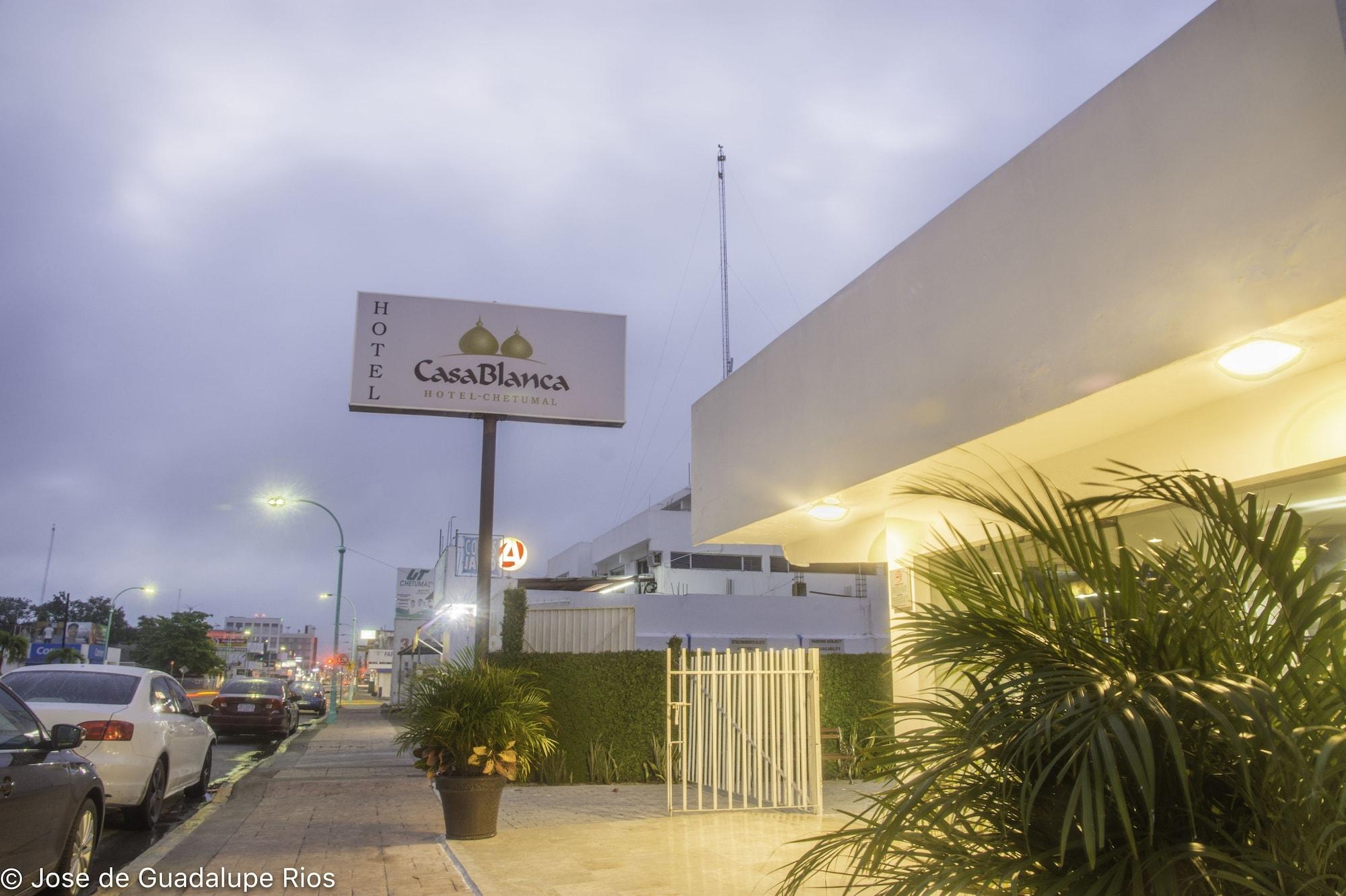 Vista Exterior Hotel Casa Blanca