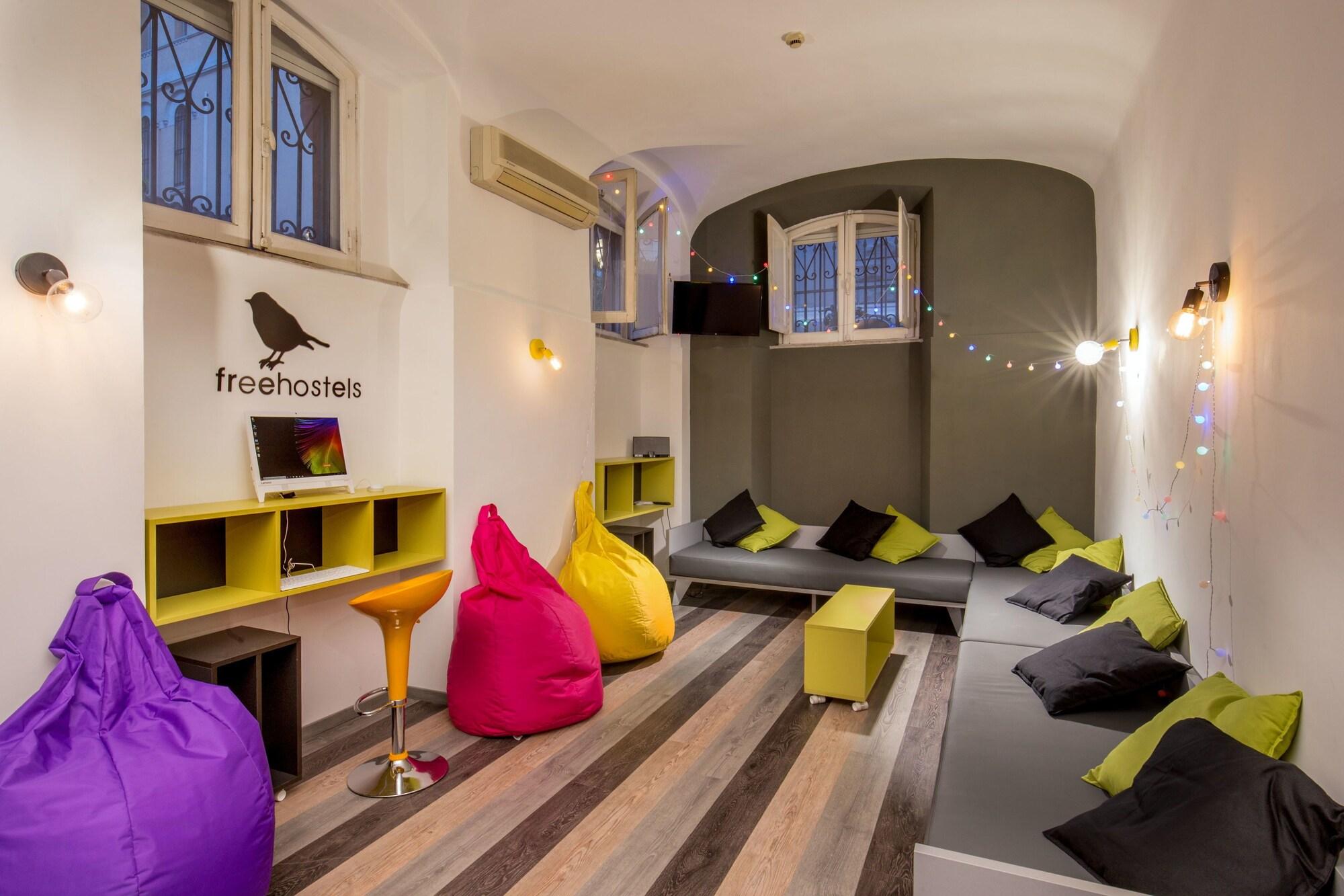 Vista Lobby Free Hostels Roma
