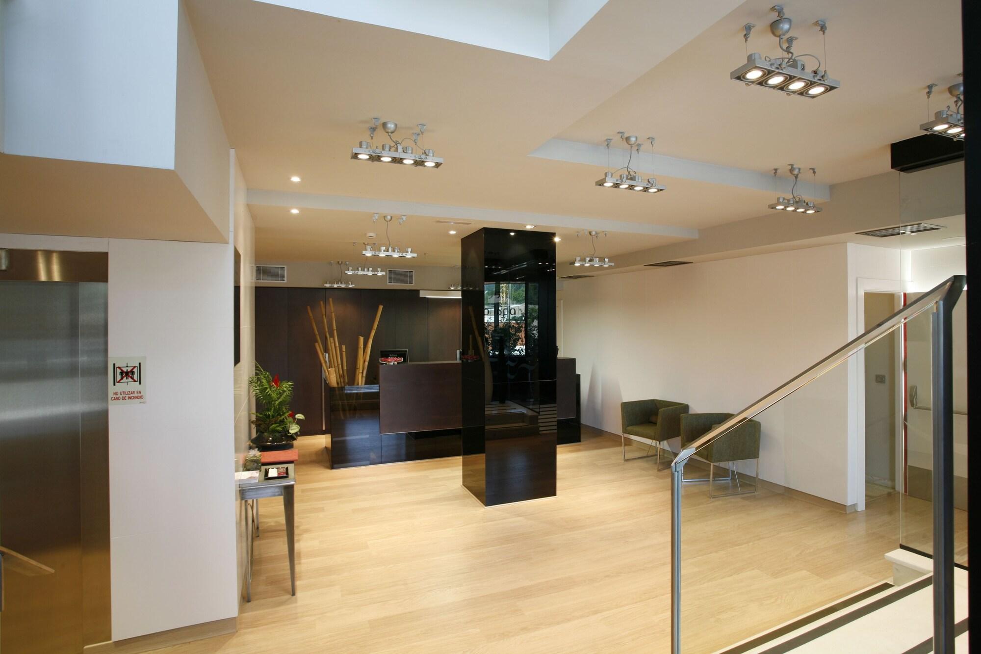 Vista Lobby Hotel Bienestar Moaña