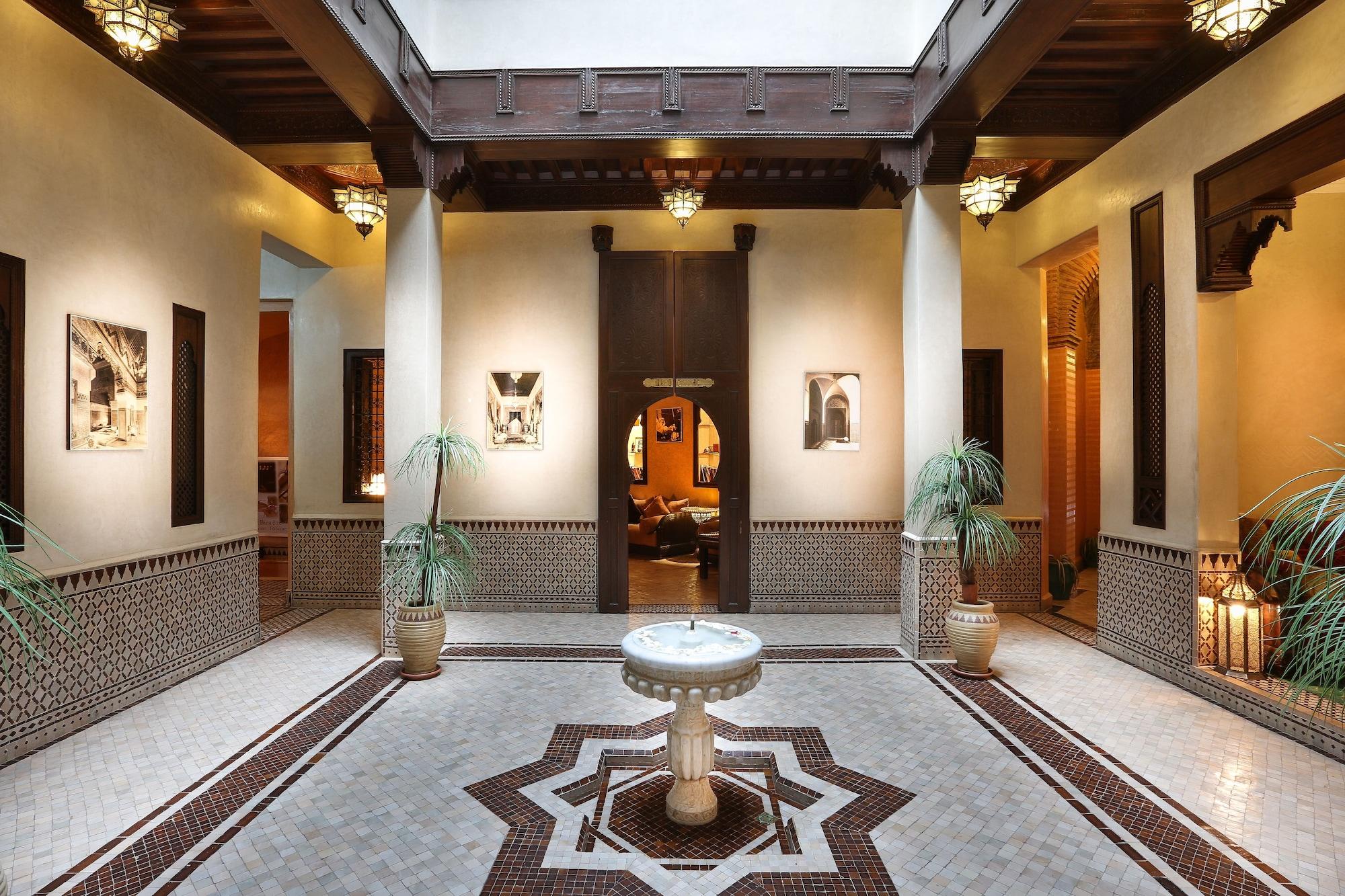 Vista do lobby Riad Bahia Salam