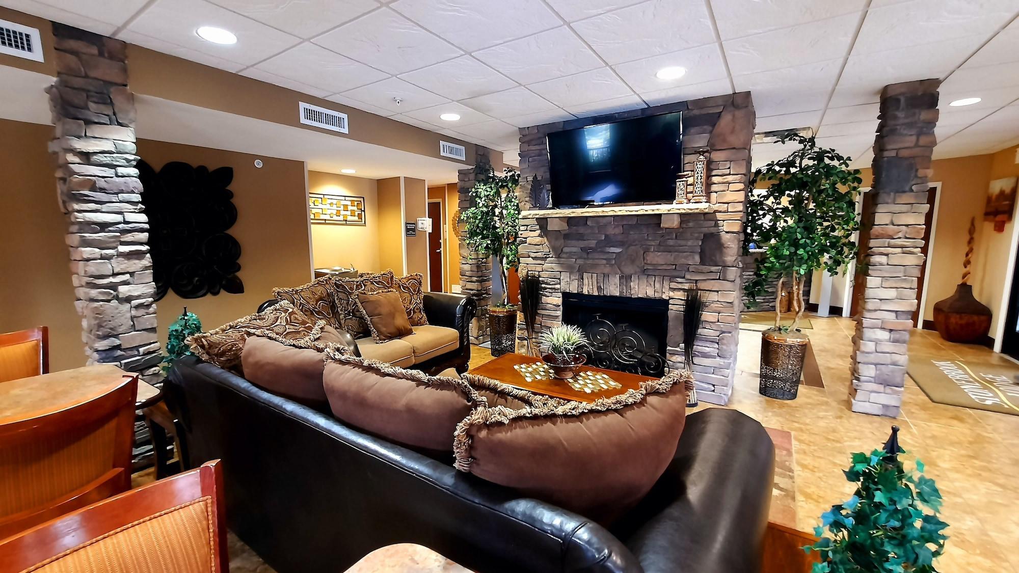 Vista Lobby Stonebrook Lodge Cherokee