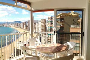 Alquiler Vacacional - Levante beachfront vacation with spectacular views and sunny terrace