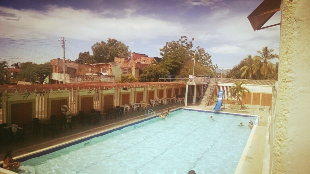 Vista Piscina Hotel Nevado 1948