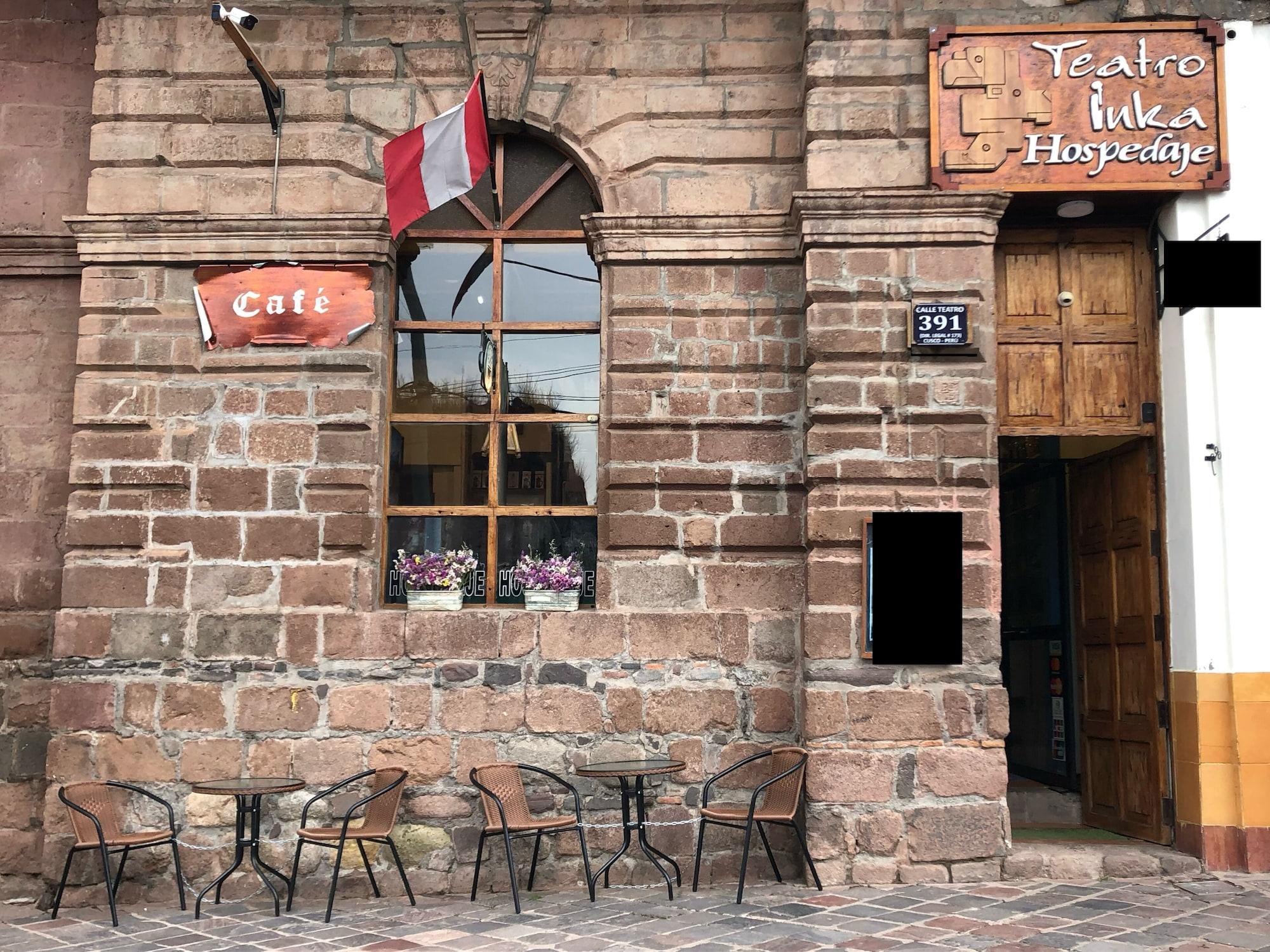 Vista Exterior Hostal Teatro Inka