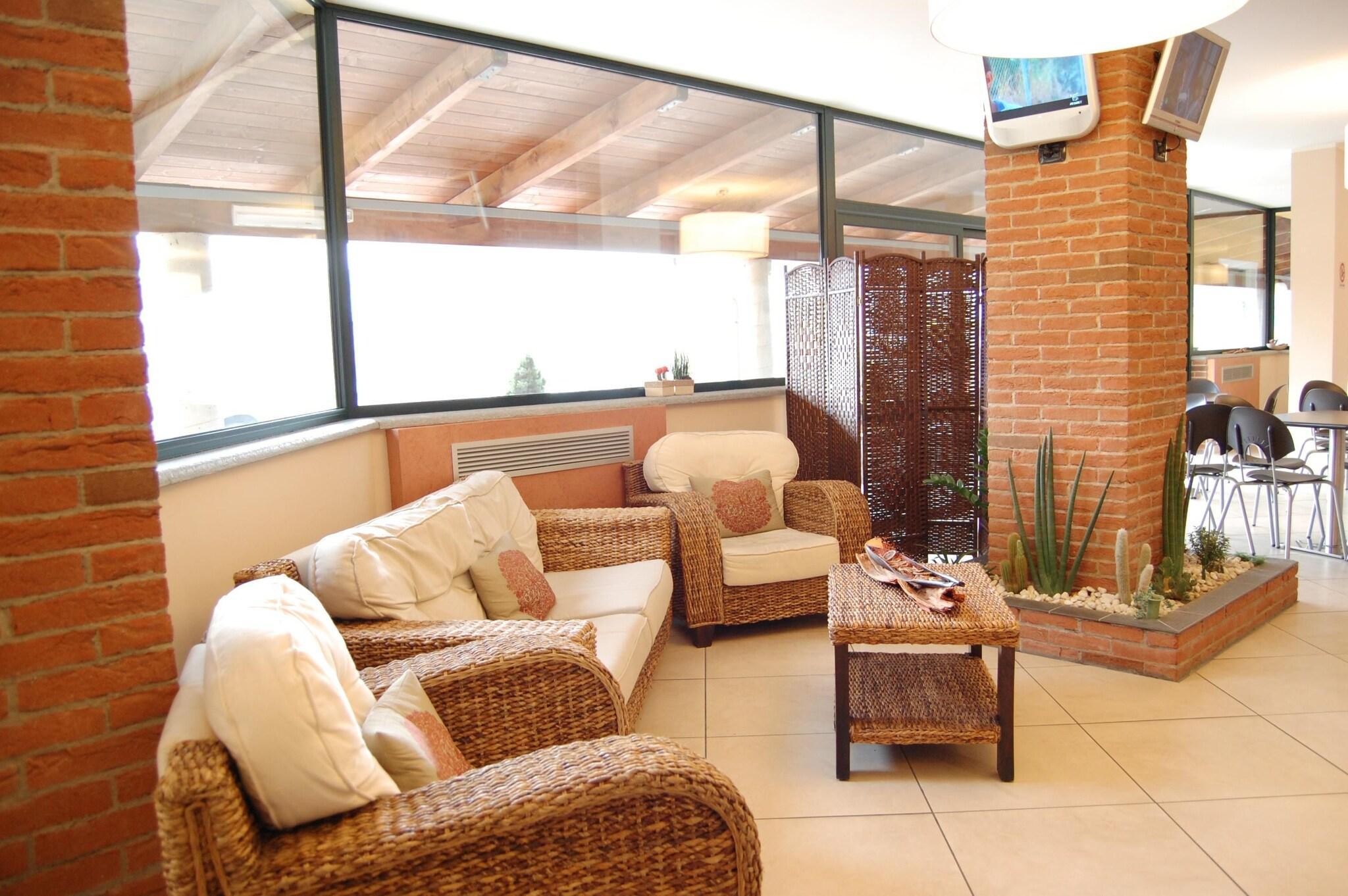 Vista Lobby Hotel Villa Glicini