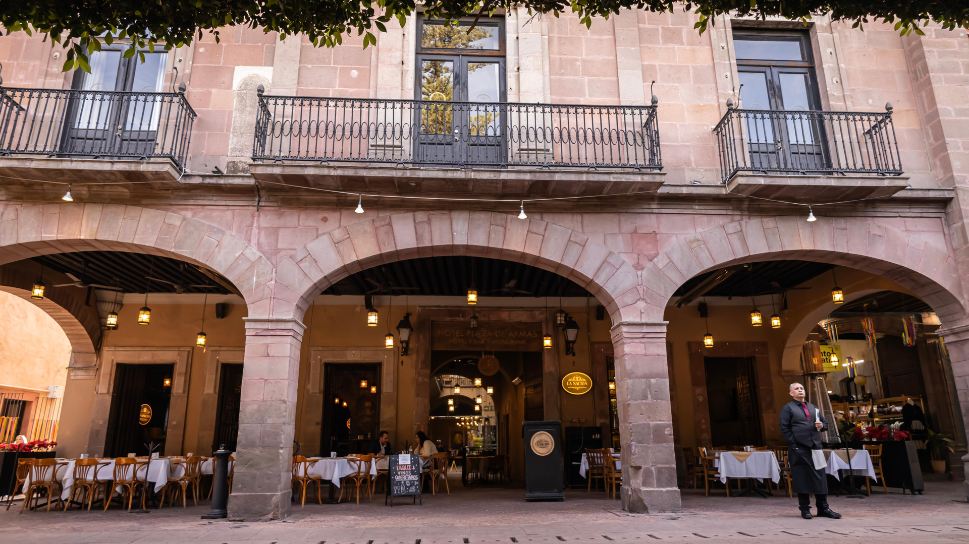Área de desayuno Hotel Plaza de Armas