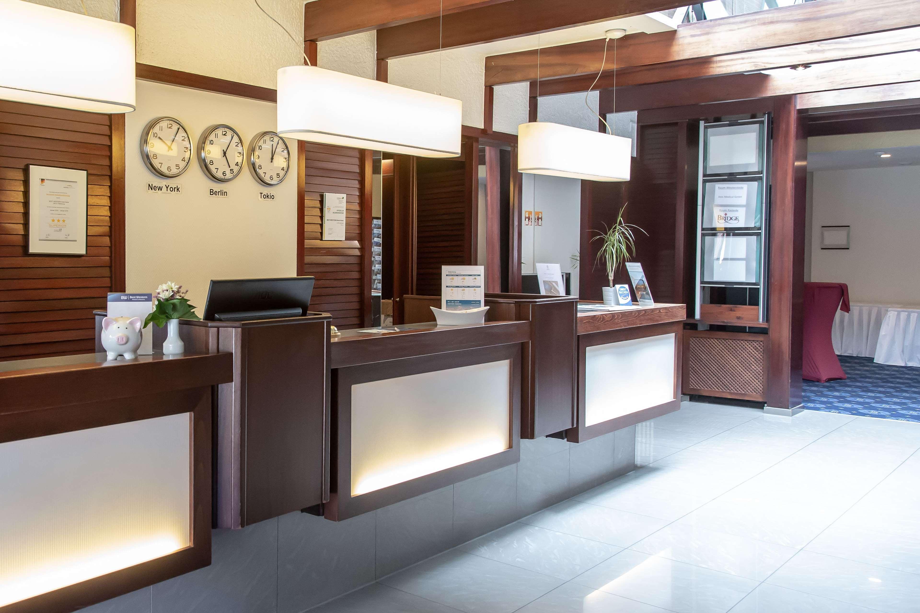 Vista Lobby Best Western Hotel Heide