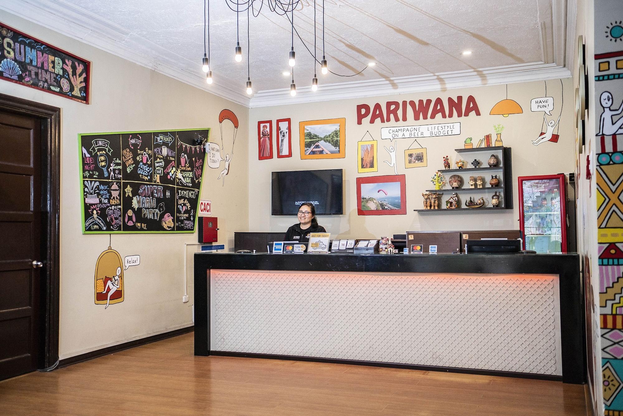 Vista Lobby Pariwana Hostel Lima - Adults only