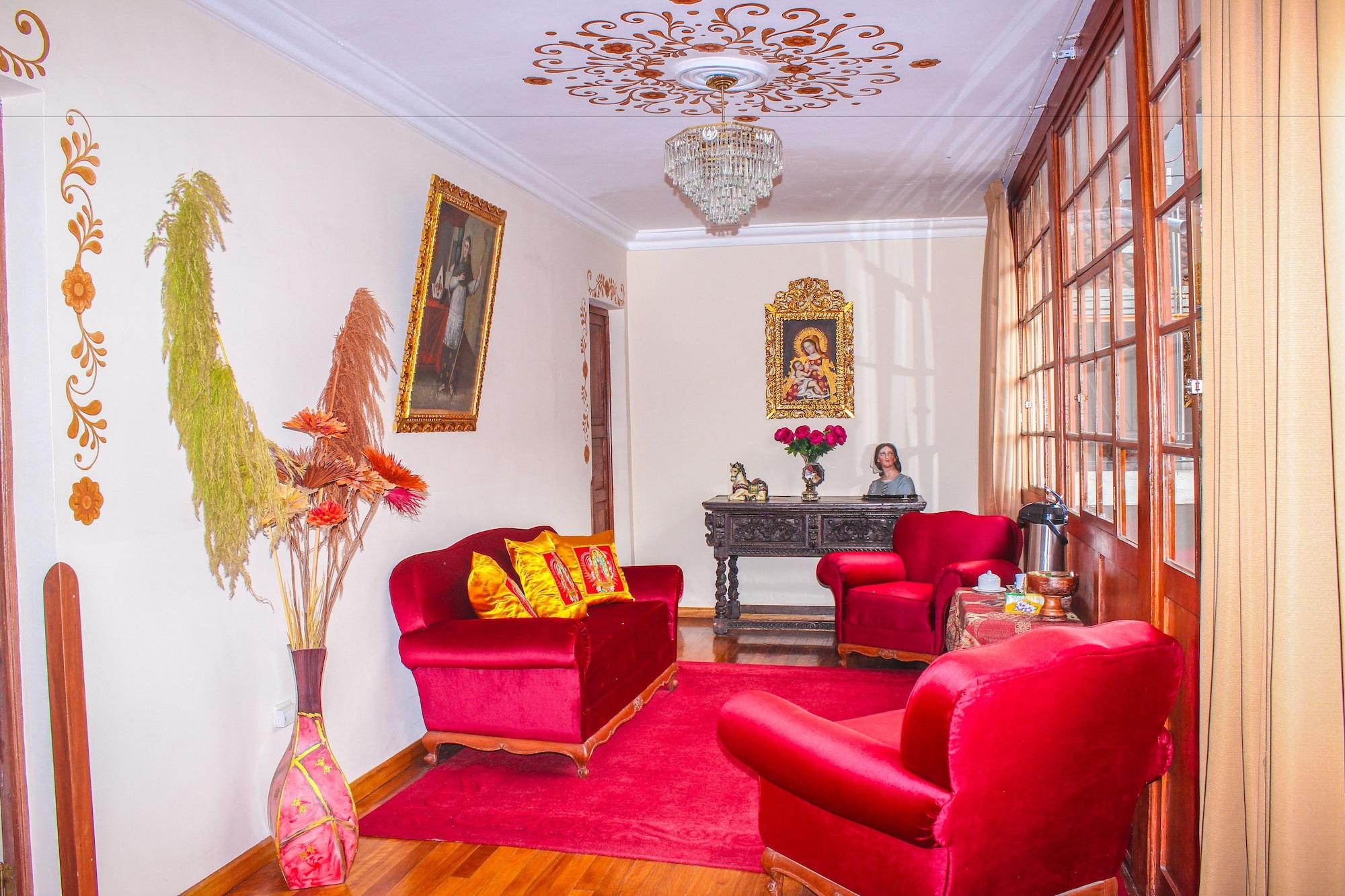 Vista Lobby Hostal Casa De Selenque