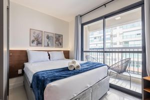 Arriendo temporal - Studio no Brooklin a passos do Morumbi Shopping