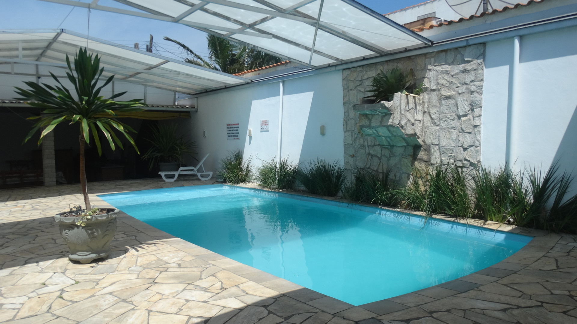 Vista Piscina Pousada Adriana Beach