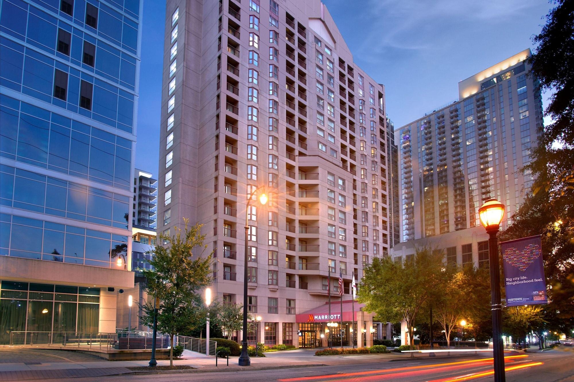 Vista Exterior Atlanta Marriott Suites Midtown