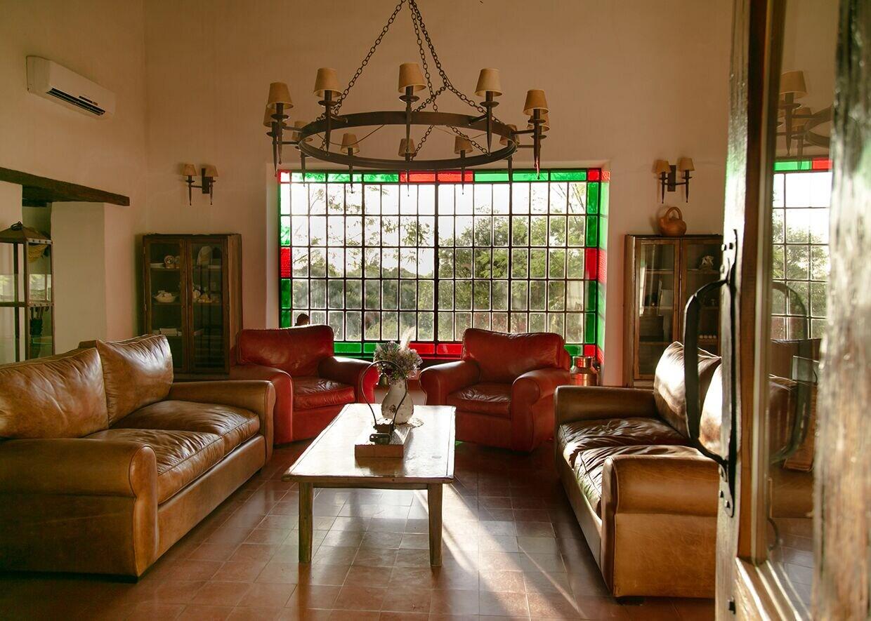 Vista Lobby Posada Rural La Matilde